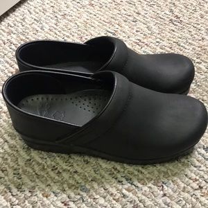 Black Dansko nurse clogs